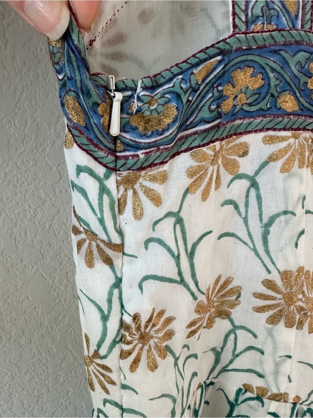OLIPHANT STRAPPY MAXI GENEVA
GREEN GOLD DRESS SZ XS - Picture 7 of 8